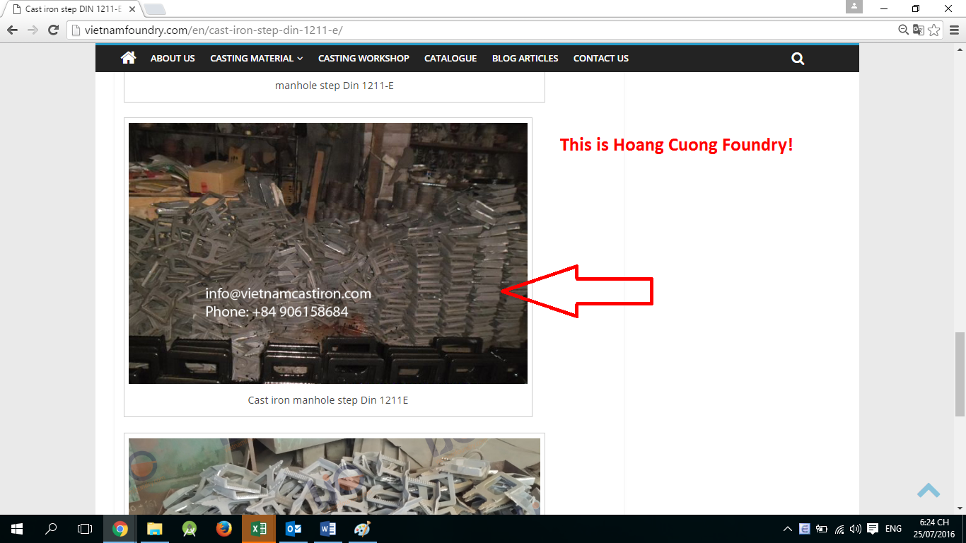 Hoang Cuong Foundry fake
